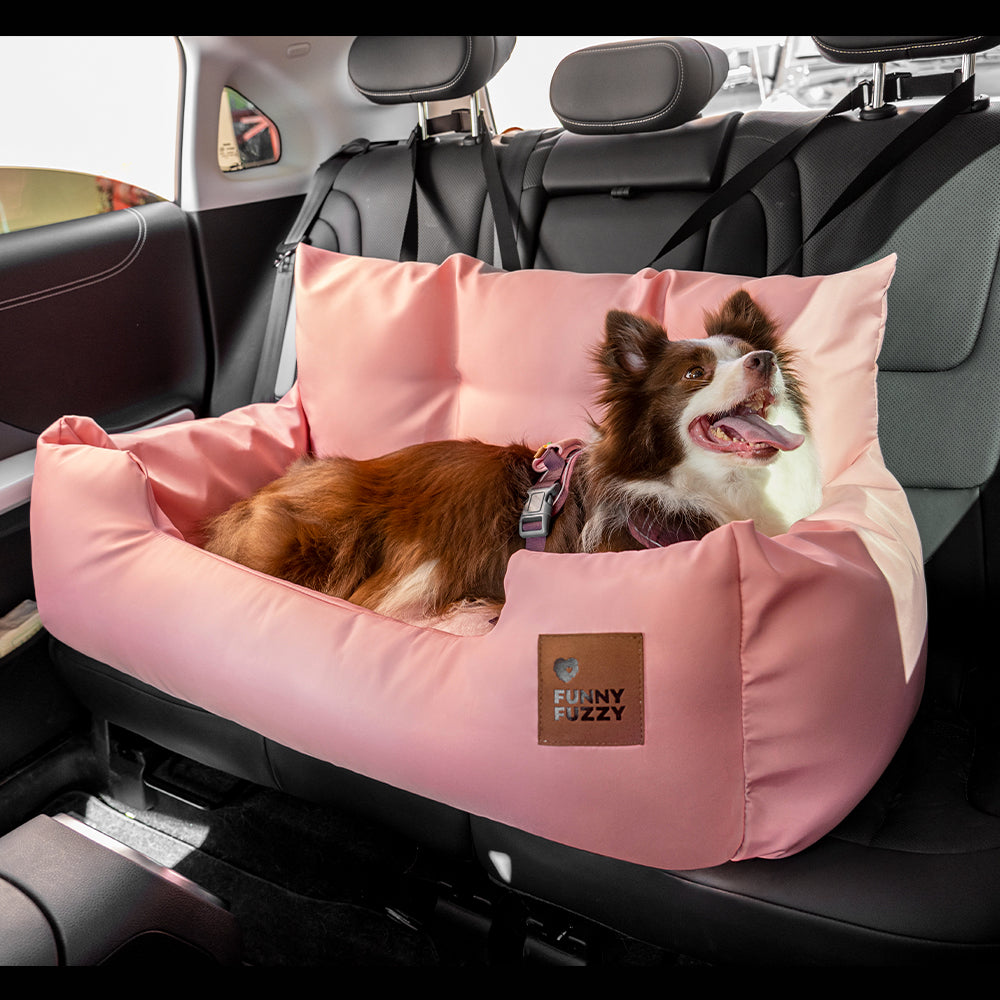 Travel Bolster Safety Waterproof Medium Large Dog Car Back Seat Bed