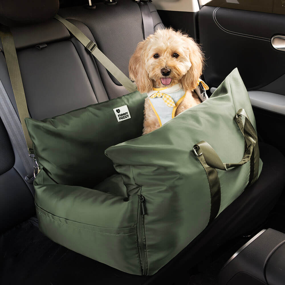 Waterproof Dog Car Seat Bed - First Class