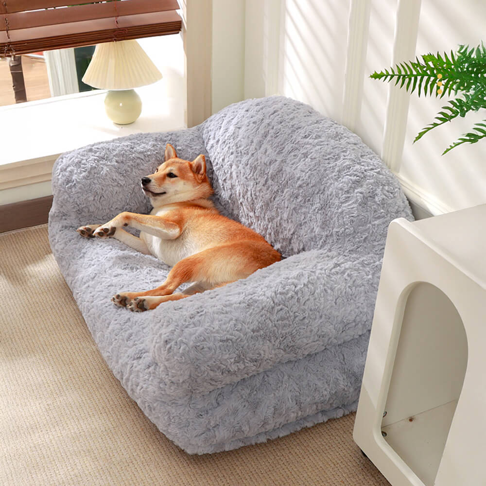 Cozy Full Support Warm Removable Washable Dog & Cat Sofa Bed