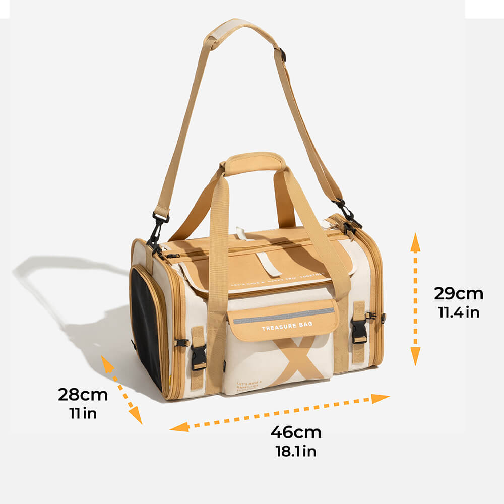 Portable Foldable Breathable Designer Pet Carrier Bag