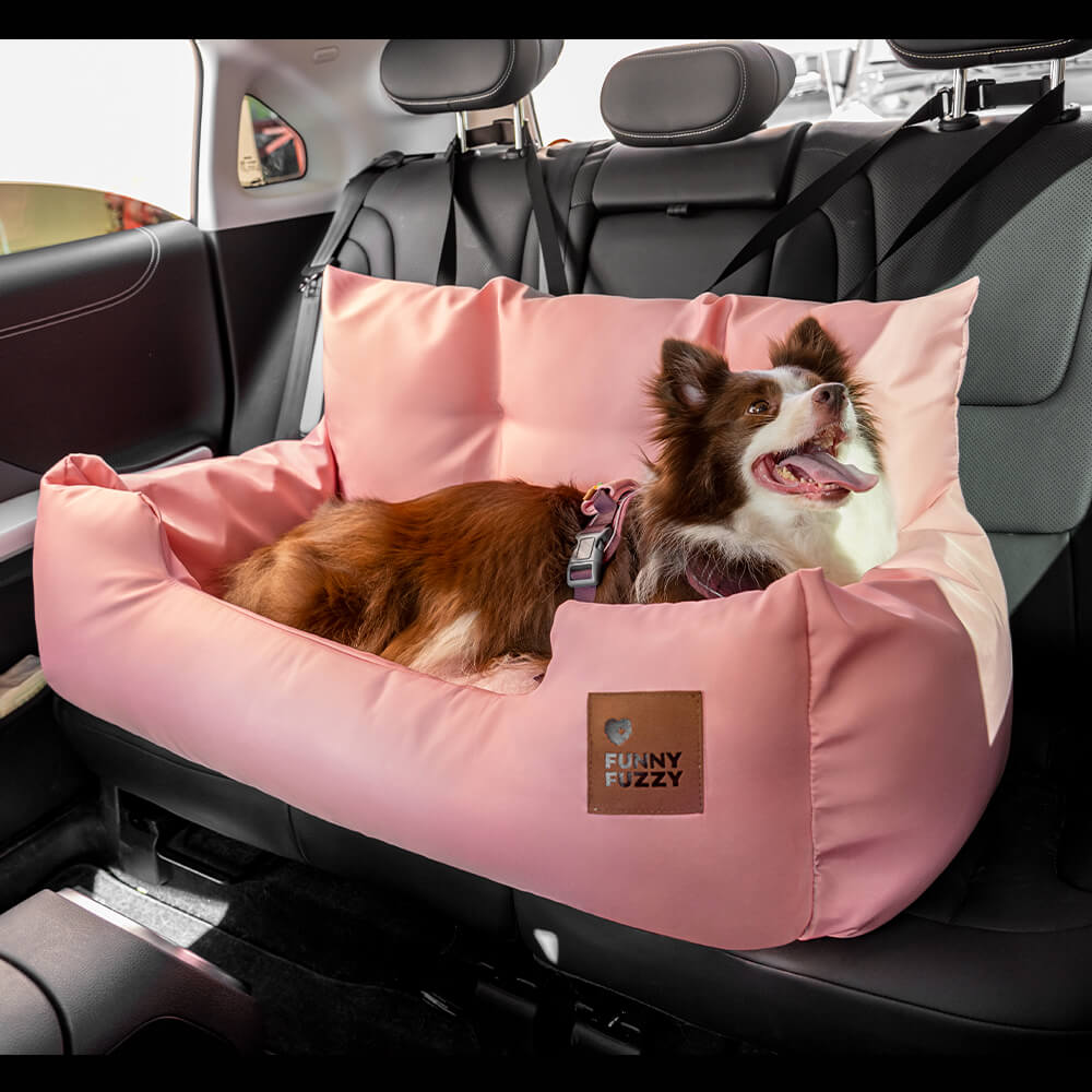 Travel Bolster Safety Medium Large Dog Car Back Seat Bed